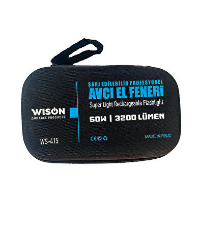 WISON WS-415 Profesyonel Avcı El Feneri 3200 Lümen