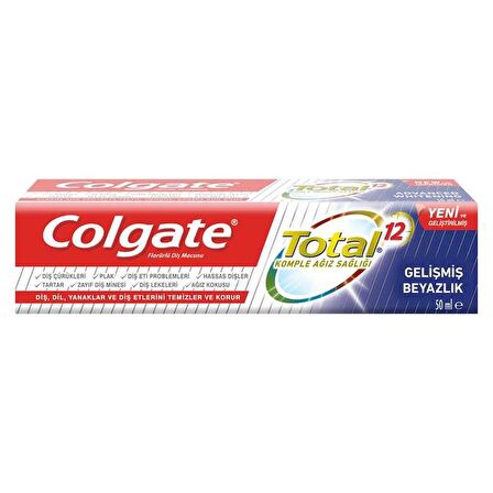 COLGATE TOTAL 50ML PRO BEYAZLIK