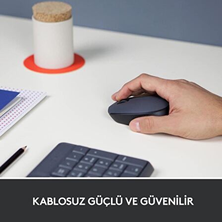 Logitech M170 Optik USB Alıcılı Kablosuz Mouse, 