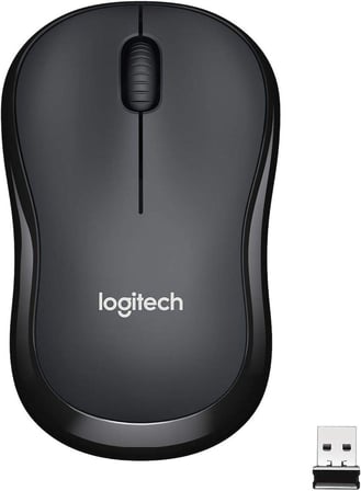 Logitech Mobile M220 Silent Wireless Mouse Grey