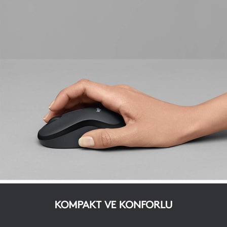 Logitech Mobile M220 Silent Wireless Mouse Grey