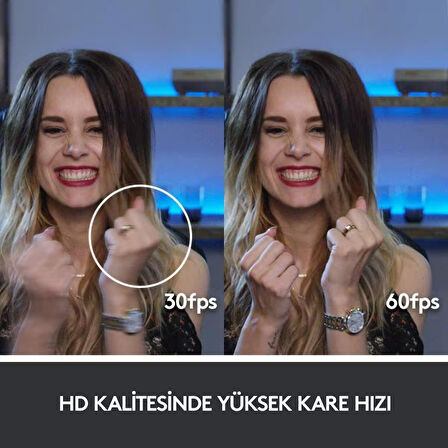Logitech C922 PRO HD Web Kamerası, 1080p/30 FPS Çözünürlük