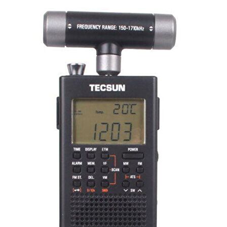 Tecsun PL-360 Portatif Radyo Siyah FM AM SW MW LW