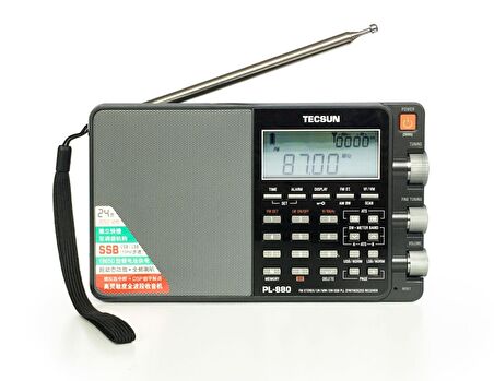 Tecsun PL880 Dijital Radyo Dual Conversion AM/FM Uzun Dalga