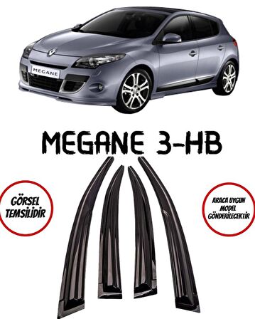 Renault Megane 3 HB Cam Rüzgarlığı 2010-2016 Arası 4 Lü