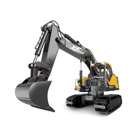 1:16 XF Model Uzaktan Kumandalı Hareketli Kepçe  Ekskavatör 360 dönebilen