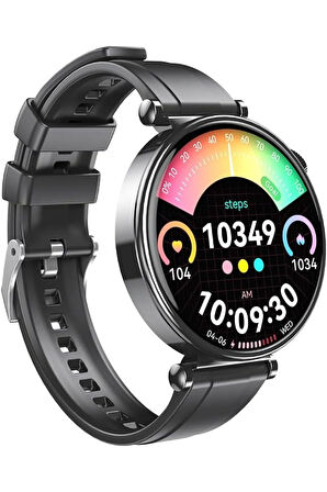 GT4 Mini Akıllı Saat,1.3'' Ekran,BT 5.3,Kalp Atış Ölçer,Adım Sayar,Kalori Takip,Kablosuz Şarj,200mAh