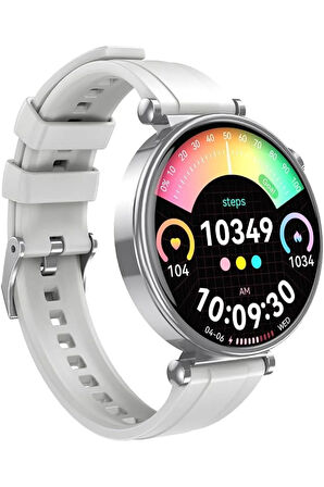 GT4 Mini Akıllı Saat,1.3'' Ekran,BT 5.3,Kalp Atış Ölçer,Adım Sayar,Kalori Takip,Kablosuz Şarj,200mAh