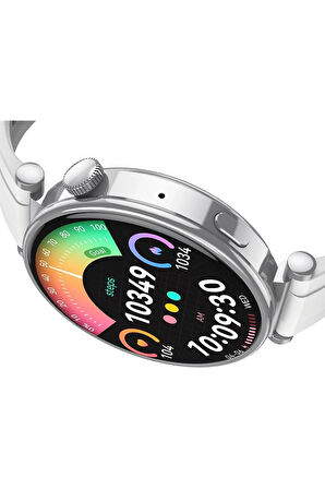 GT4 Mini Akıllı Saat,1.3'' Ekran,BT 5.3,Kalp Atış Ölçer,Adım Sayar,Kalori Takip,Kablosuz Şarj,200mAh