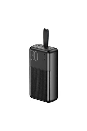 Xo 2.1a Fast Hızlı Çift Usb Çıkışlı Type-c Girişli 30000 Mah Taşınabilir Şarj Aleti Powerbank Pr199