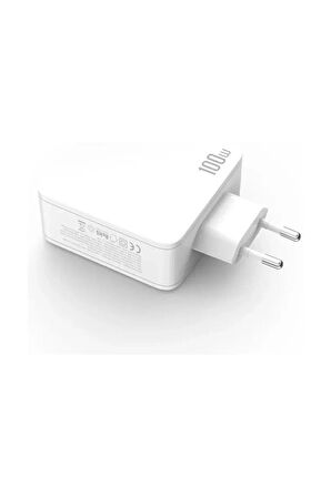 Hızlı Şarj Cihazı CE14 PD 1xUSB 2xUSB-C 100W Beyaz