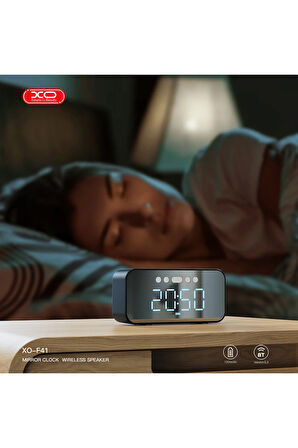 Çok Fonksiyonlu Akıllı Ayna Saat F41,bluetooth 5.3 Hoparlör,fm Radyo,alarm