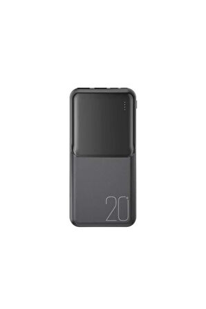 2.1a Hızlı Çift Usb Çıkışlı Type-c Micro Girişli 20000 Mah Taşınabilir Şarj Aleti Powerbank Pr252