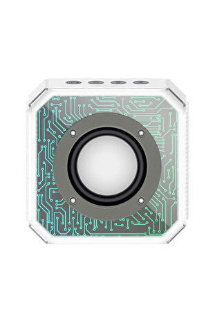 Bluetooth 5.3 Taşınabilir Hoparlör F60–3W Güç,1200mAh Batarya,TWS Özelliği,FM Radyo,TF Kart Desteği