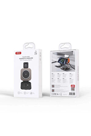 CX035 21W 3in1 Manyetik Kablosuz Şarj Standı