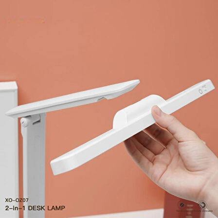  Masa Gece Lambası Şarjlı Ayarlanabilir Kumandalı Masaüstü Yatak Başucu Üç Renkli LED 1200MAH