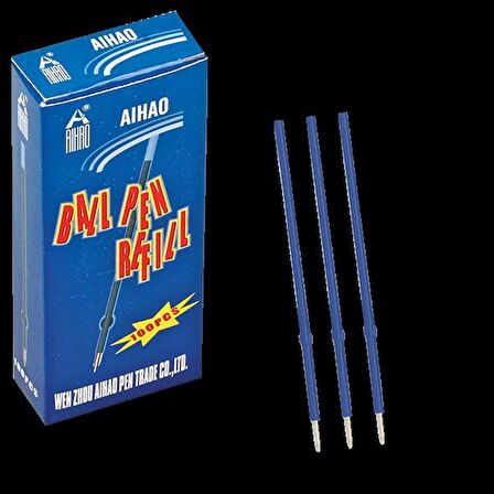 Aihao Tükenmez Kalem Yedeği Mavi B107 20   100'lü Paket / Aıhao