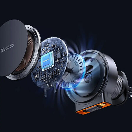 Mcdodo CH-0090 15W Qi2 Kablosuz Geri Çekilebilir Kablolu Telefon Tutucu