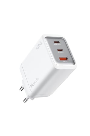 MCDODO CH-0120 GaN Serisi 100w 2c1a Mini GaN Şarj Cihazı Beyaz (eu Plug )