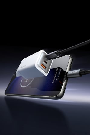 MCDODO CH-0120 GaN Serisi 100w 2c1a Mini GaN Şarj Cihazı Beyaz (eu Plug )