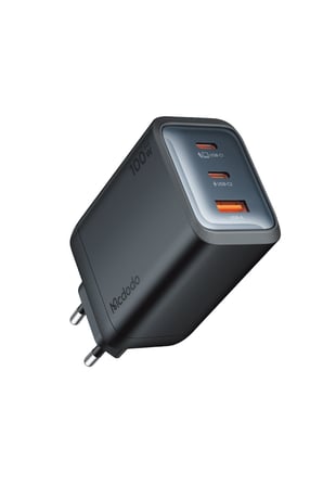 MCDODO CH-0121 GaN Seri 100w 2c1a Mini GaN Şarj Cihazı  Siyah