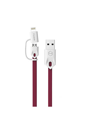 Apple Lightning Micro Usb Akıllı Şarj Data Kablosu
