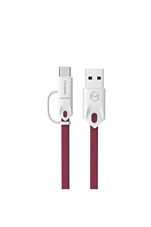 M-data 2in1 Type-c Micro Usb Şarj Data Kablosu