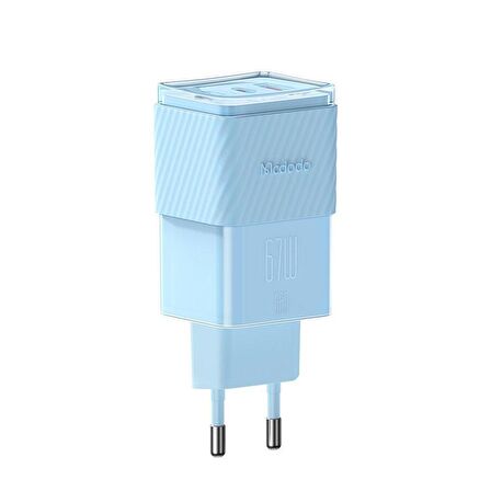 Mcdodo CH-1503 67W GaN 5 Mini 2xType-C 1xUSB Girişli Hızlı Şarj Aleti