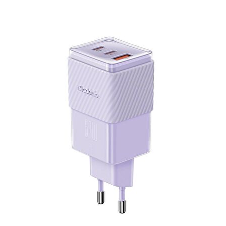 Mcdodo CH-1502 67W GaN 5 Mini 2xType-C 1xUSB Girişli Hızlı Şarj Aleti