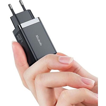 Mcdodo CH-1540 USB 65 Watt Hızlı Şarj Aleti Siyah