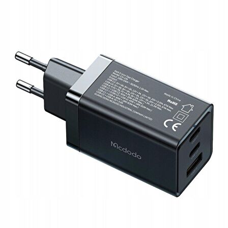 Mcdodo CH-1542 65W GaN 5 Pro TypeC USB Girişli Hızlı Şarj Cihazı + Typec Kablo