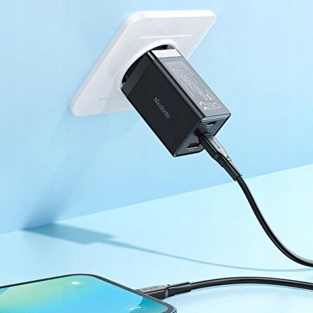 Mcdodo CH-1542 65W GaN 5 Pro TypeC USB Girişli Hızlı Şarj Cihazı + Typec Kablo