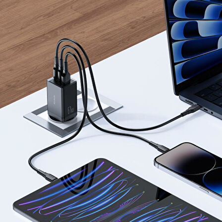 Mcdodo CH-1543 65W Gan 5 Pro 2 Type-C 1 Usb Pd Hızlı Mini Şarj Cihazı 