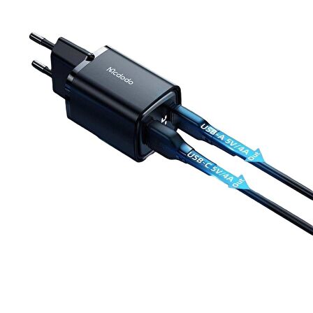 Mcdodo CH-1701 USB 33 Watt Hızlı Şarj Aleti Siyah
