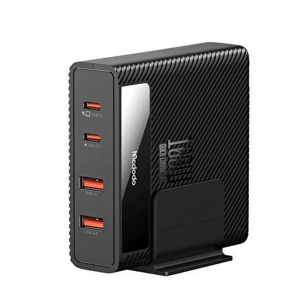Mcdodo CH-1802 100W Usb Typec Giriş Powigan Hızlı Şarj Adaptörü + Kablo - Siyah