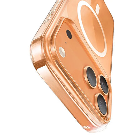 MCDODO PC-1827 iPhone 17 Air Kamera Düğmeli Manyetik Şeffaf Kılıf
