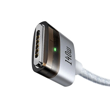 CA-2071 140W USB-C - Magsafe 3 manyetik bağlantı kablosu 2m - Beyaz