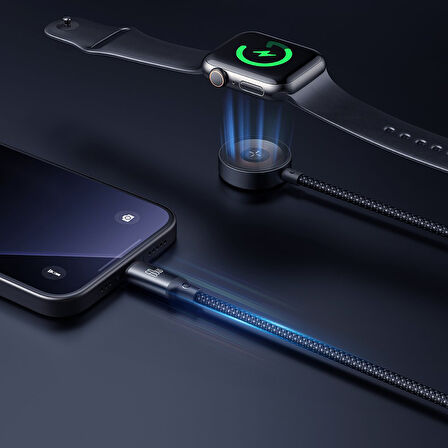 MCDODO CA-2200 1.2 M 60W 2'Sİ 1 ARADA TYPE-C TO TYPE-C + APPLE WATCH KABLOSUZ ŞARJ CİHAZI