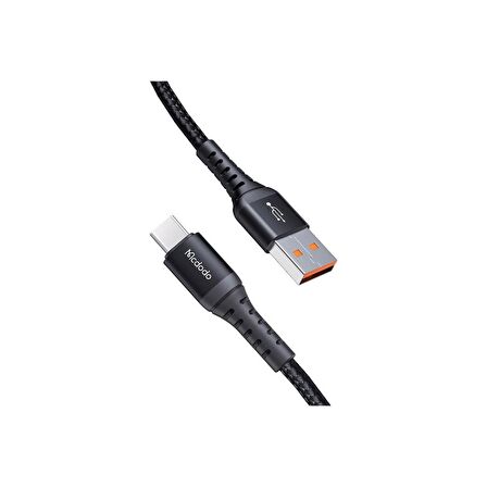 Mcdodo CA-2270 TypeC Q.c 4.0 Data-Şarj Kablo 20cm - Siyah