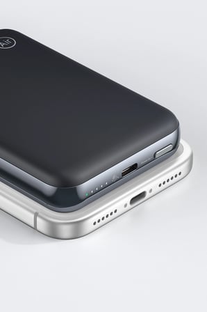 Mcdodo MC-2431 MetaAir Qi2.2 25W 10000mAh 35W Ultra İnce Metal Manyetik Kablosuz Powerbank Siyah