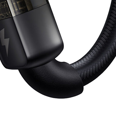 MCDODO CA-2840 TYPE-C TO TYPE-C 100W LED IŞIKLI POWER OFF HIZLI DATA ŞARJ KABLOSU 1.2M - SİYAH