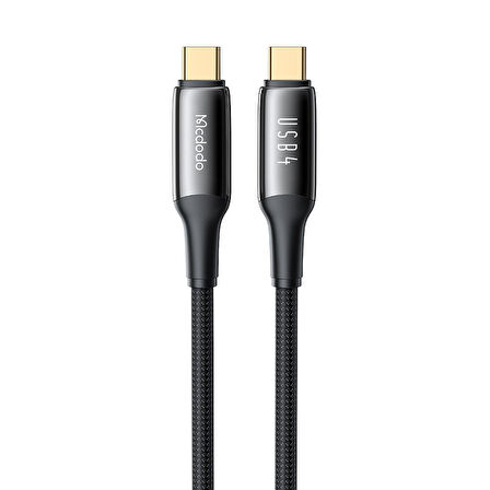 Mcdodo CA-2990 240W 4.0 TypeC TypeC Şarj Kablosu Siyah 1.2M