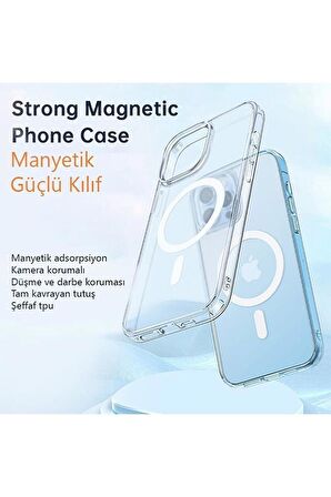 Mcdodo Iphone 11 Uyumlu Mat Şeffaf Magsafe Kılıf PC-3111