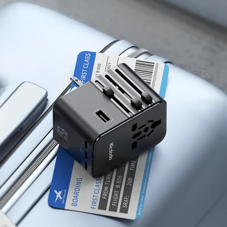 MCDODO CP-3270 Globepower 45w 3c2a Universal Seyahat Adaptörü (Type-c To Type-C Kablolu)