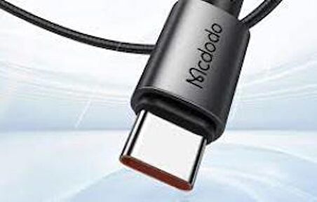 Mcdodo CA-3590 100W 6A TypeC Hızlı Şarj Data Aktarım Kablo 1.2m-Siyah