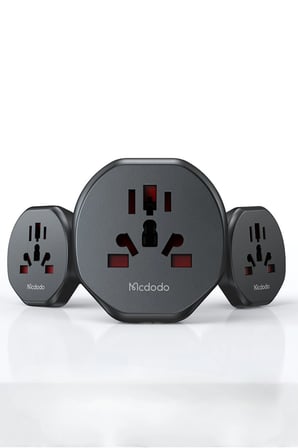Mcdodo CP-4550 Priz Dönüştürücü Universal Seyahat Adaptörü-Siyah