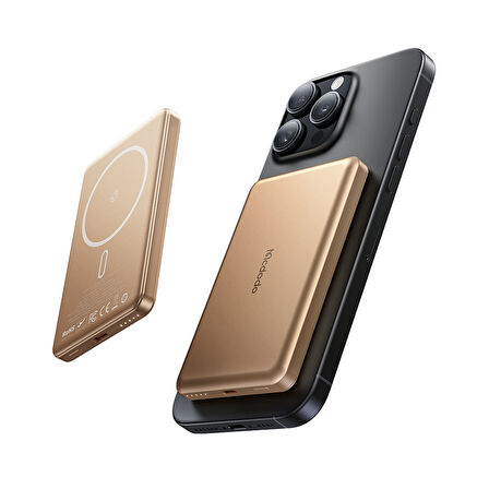 Mcdodo MC-4642 5000mAh 20W Metal Ultra İnce Kablosuz Powerbank