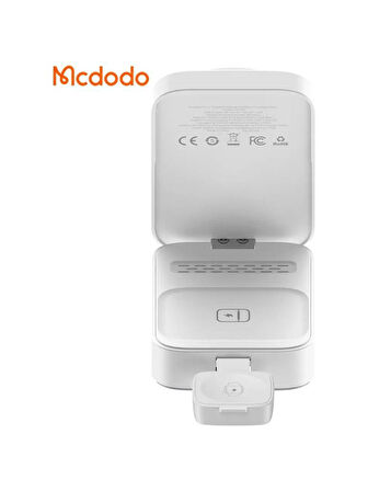 Mcdodo CH-5090 15W 3'ü 1 Arada Katlanabilir Kablosuz Şarj Standı