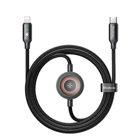 Mcdodo CA-5680 36W Typec iPhone ve Watch Hızlı Şarj Kablosu 1.5m - Siyah