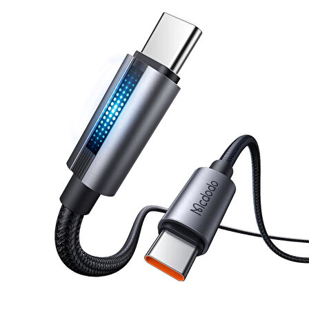 Mcdodo CA-5740 100W Typec Typec Hızlı Şarj Kablosu 1.2m - Siyah